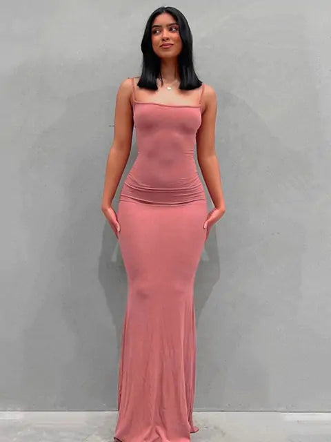 Load image into Gallery viewer, Backless Long Maxi Dress
