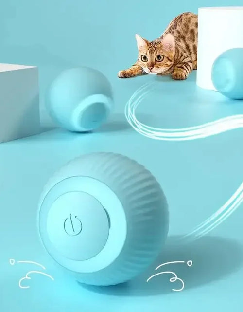 Load image into Gallery viewer, Smart Cat Rolling Ball Toys Rechargeable Cat Toys Ball Motion Ball Self-moving Kitten Toys for Indoor Interactive Playing 2024 4
