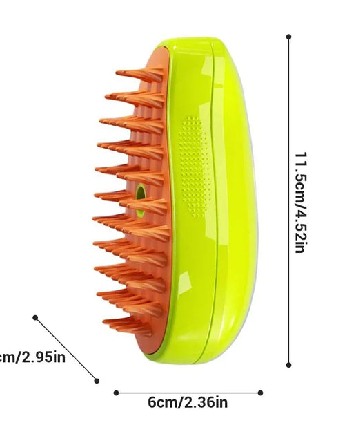 Load image into Gallery viewer, Cat Dog Steamy Brush Steam Brush Electric Sprayer for Massage Pet Grooming tool Shedding 3 in 1 Electric Sprays Massage Combs
