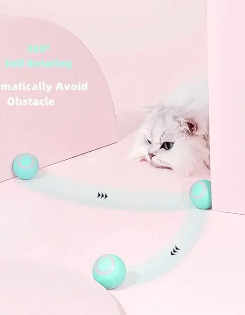 Load image into Gallery viewer, Smart Cat Rolling Ball Toys Rechargeable Cat Toys Ball Motion Ball Self-moving Kitten Toys for Indoor Interactive Playing 2024 4
