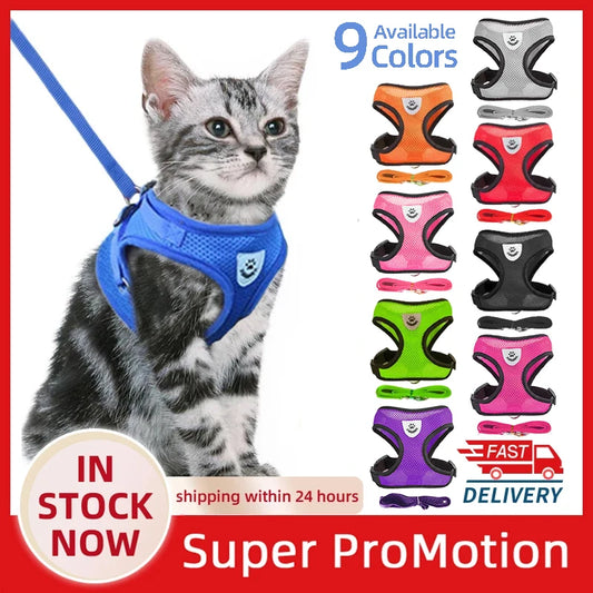 Comfy Cat & Puppy Harness Set