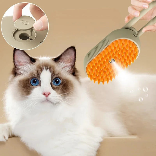 Pet Pamper Steam Brush