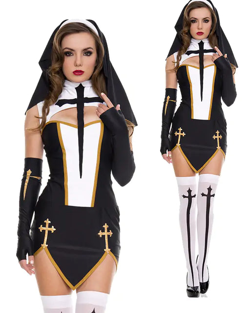 Load image into Gallery viewer, Nun Superior Costume
